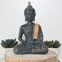 Thaise meditatie Boeddha 14 cm