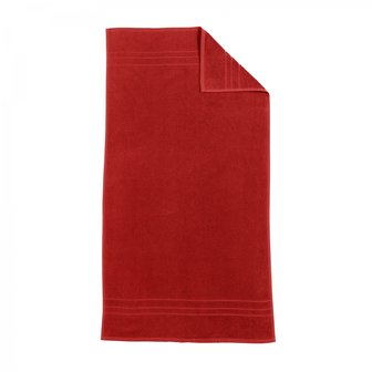 Handdoek 50x90cm rood