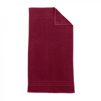 Handdoek 50x90cm bordeaux