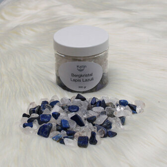 Oplaadsteentjes Lapis Lazuli Bergkristal 300 gr