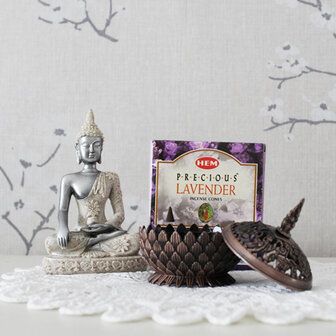 Lavendel set - cones - Boeddha en brander