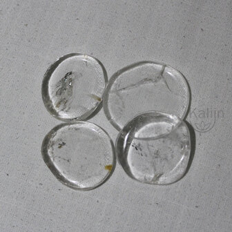 Bergkristal (chakra) schijf 3-4 cm