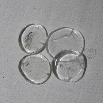 Bergkristal (chakra) schijf 3-4 cm