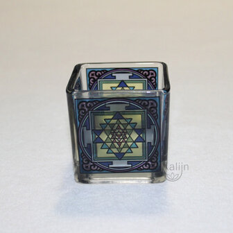 Theelichtglas Yantra 6x6x6cm