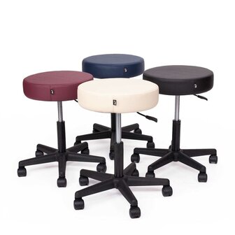 Ronde kruk blauw