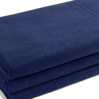 sauna handdoek blauw