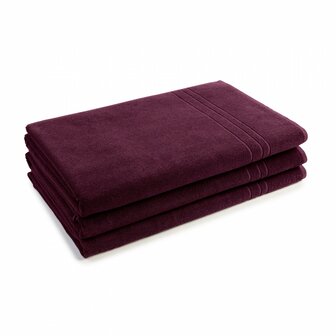 Saunadoek Aubergine - 150x220 cm - 440g/m&sup2;