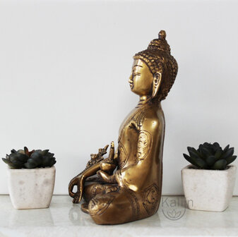 messing medicijn boeddha