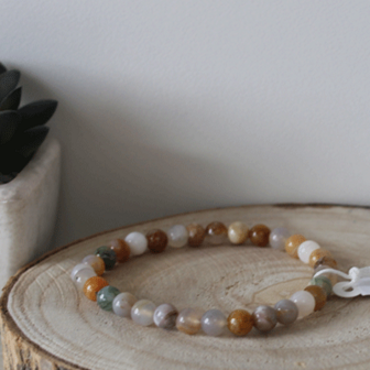 agaat armband 6mm