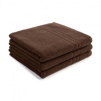 handdoek 50x90cm bruin