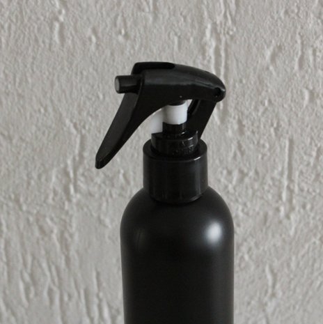 HDPE zwart 250 ml + spraykop zwart