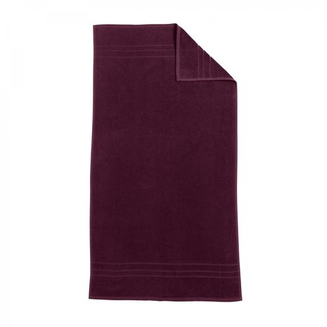 Handdoek 50x90cm aubergine