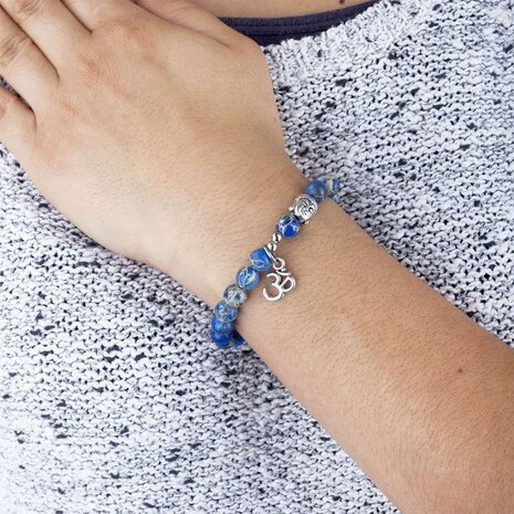 mala armband oceaan jaspis