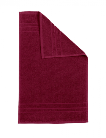 Gastendoek Bordeaux 30x50 cm