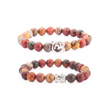 Picasso Jaspis 2 armbanden