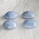 blauwe calciet massage steen 4 cm