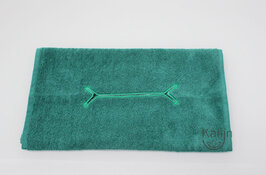 Gastendoek groen met neusuitsparing