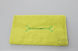 Gastendoek appelgroen neusuitsparing