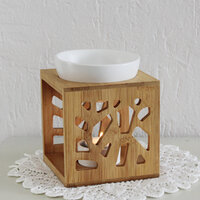 Geurbrander wit met gratis flesje olie 10ml