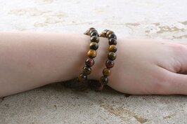 Tijgeroog armband 8 mm