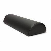 Knierol 11 cm halfrond - zwart