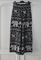 Pallazo wrap pant olifant zwart
