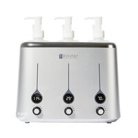 Digitale oliewarmer voor 3 flessen