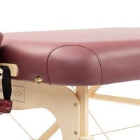 Massagetafel 76 cm bordeaux