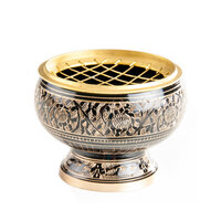 Rookschaal messing 7,5 cm x Ø 9,5 cm