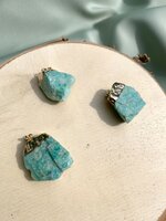 Amazoniet hanger ruw gegalvaniseerd