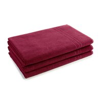 Saunadoek bordeaux - 100x220cm - 440g/m²