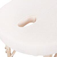 Hoeslaken crème met uitsparing