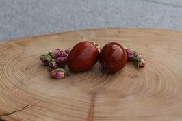 Yoni ei Rode Jaspis 45x28mm